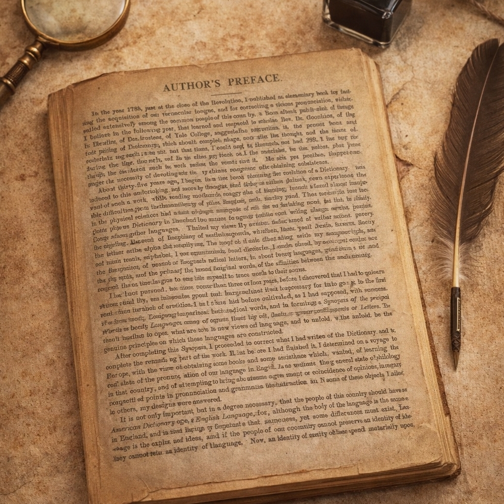 Authentic 1847 Antique Dictionary  Junk Journal Ephemera Dark Acedemia *25 Pages